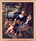Oil painting pn canvas by Abraham I de Haen